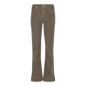 New women’s Lucy in the jeans grey stretch low rise flare bootcut corduroy pants